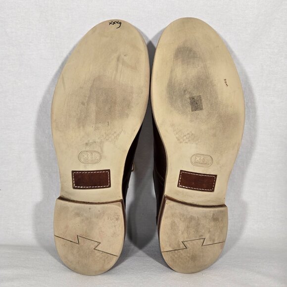 ALLEN EDMONDS Old Money BROWN Leather Plain Toe Derby Oxford Casual Shoe Size13D - Picture 17 of 17